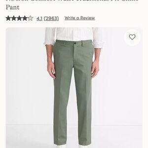 Lands' End Men's Sage Chinos